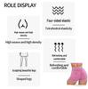 High Waist Elastic Yoga Shorts - Butt-Lifting, Sanded, Solid Color, Summer Activewear