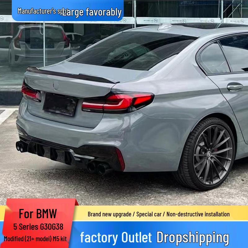 2017-2020 BMW 5 Series G30/G38 M5 Body Kit (21+ Style) - No Light Modification Needed