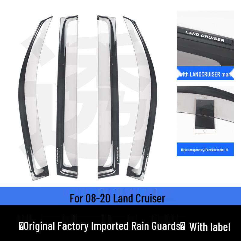 Rain Guards for 08-21 Land Cruiser LC200 - Modified Window Accessories