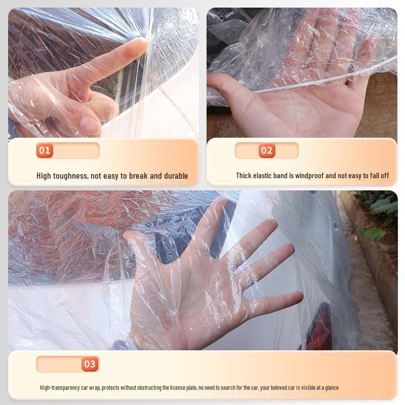 All-Season Disposable Car Cover: Sunproof, Rainproof, Dustproof, Bird Dropping Resistant