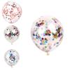 Vibrant 12" Confetti Balloon Latex Helium Perfect For Memorable Birthday Wedding Parties