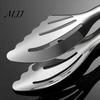 Metal Tongs for Steak Kitchen Tongs, Stainless Steel Buffet Food Serving with Non-Slip Grip, Long Handle Barbecue Hollow Out Grill Cooking,
