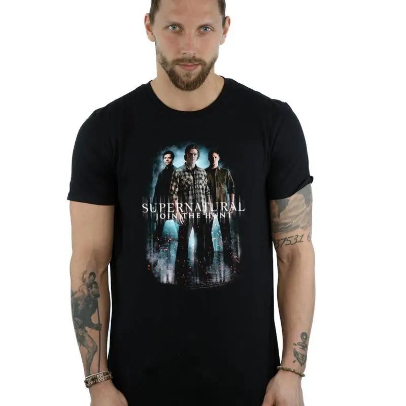 Supernatural Men s Group Castiel T-Shirt S