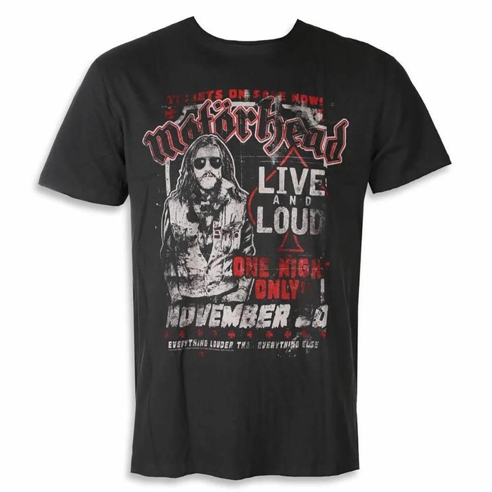 Amplified Motrhead One Night Only Merchandise Tshirt Dark Gray New M