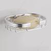 Sleek Aluminum Punch-Free Oval Soap Rack