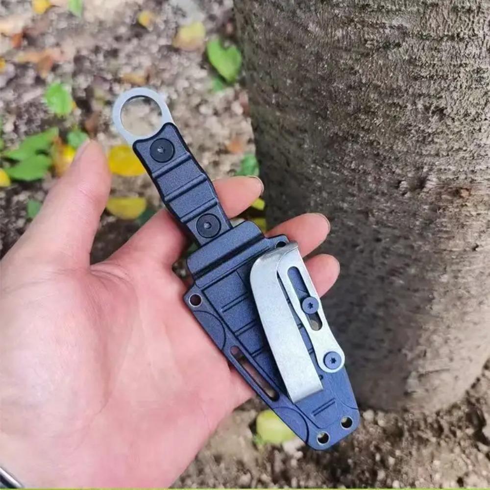 Knife Sharp Fruit Knife Handle Meat Knife Portable Scabbard Ring Knife