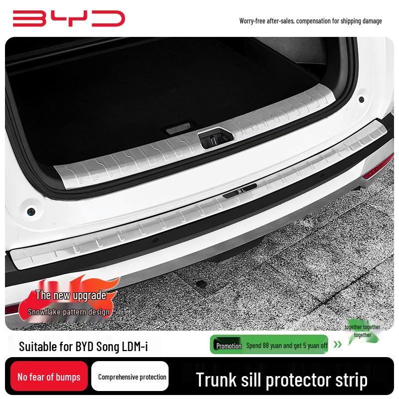 BYD Song L DMi Stainless Steel Door Sill & Trunk Protector Accessories