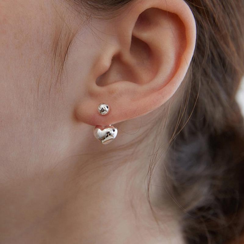 925 Sterling Silver Women's Ear Piercing Earrings - Versatile Cartilage Studs for Comfortable Sleeping
