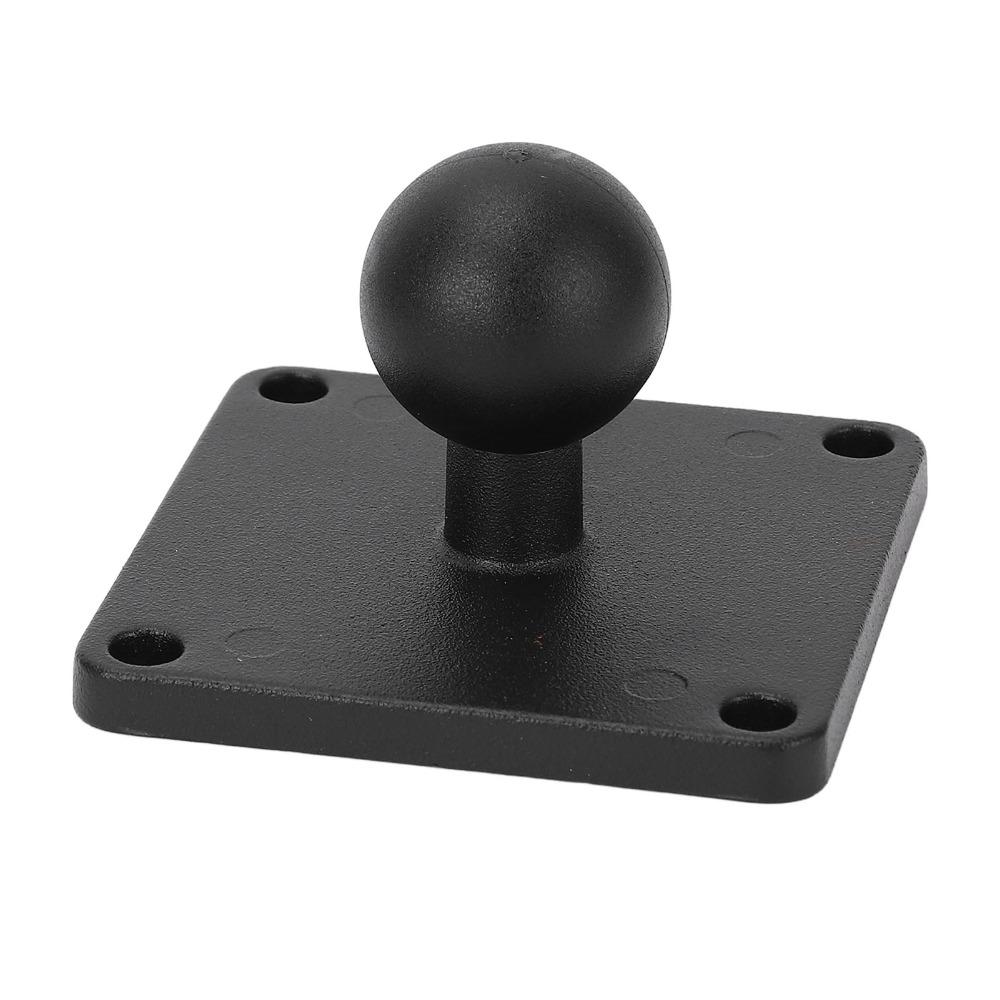 Rubber Ball Mount Base Aluminum Alloy AMPS Square Plate Durable Ball Mount Adapter Plate for Cars