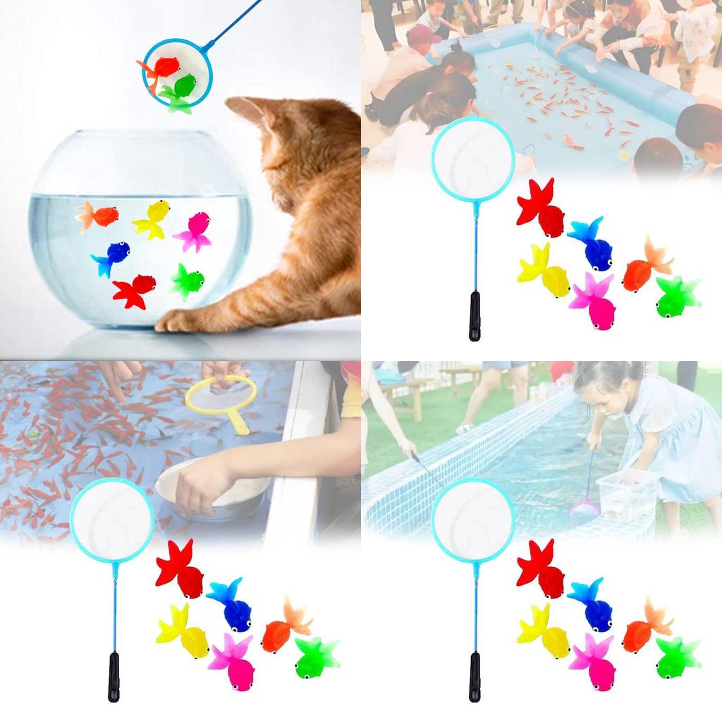 Realistic Soft Tpr Goldfish Toy For Kids Colorful Water Play Fun And Learning