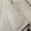 KHRISJOY AFPW004 White Shiny Cropped Down Jacket Not Written whiteUsed