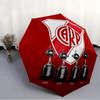 Printed Club Atlético River Plate Printed Folding Umbrella,Outdoor,Leisure,And Travel Umbrella,Durable Umbrella Fabric,Birthday And Holiday Gift