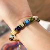 Handmade Murano Thousand Flowers Glazed Bead Bracelet Fashion Beaded Diy Personalized Crystal Bracelet