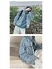 Men's Korean Style Denim Jacket – Spring/Autumn Trendy, Loose, Casual Couple's Short Workwear Outerwear