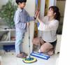 Star Moon Kitchen Chenille Dust & Water Absorbing Mop for Small Spaces, Bathroom Tiles, and Car Washes