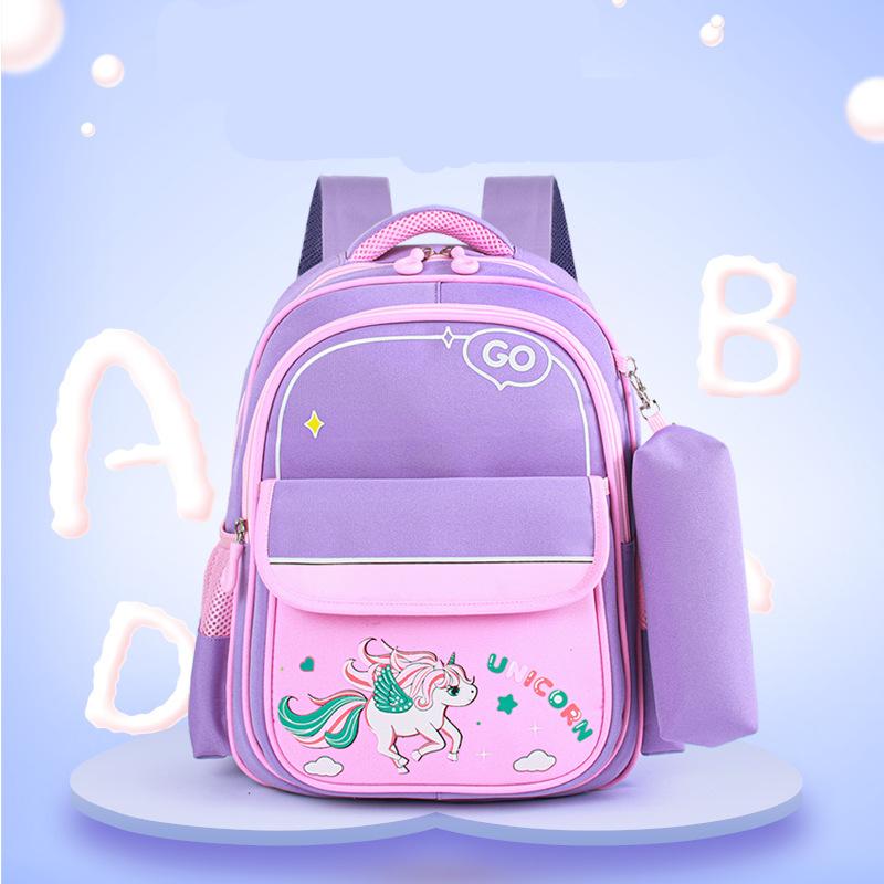 2023 New Primary School Students Schoolbag Men and Women Universal Sweet and Lovely Children's Shoulders Backpacks