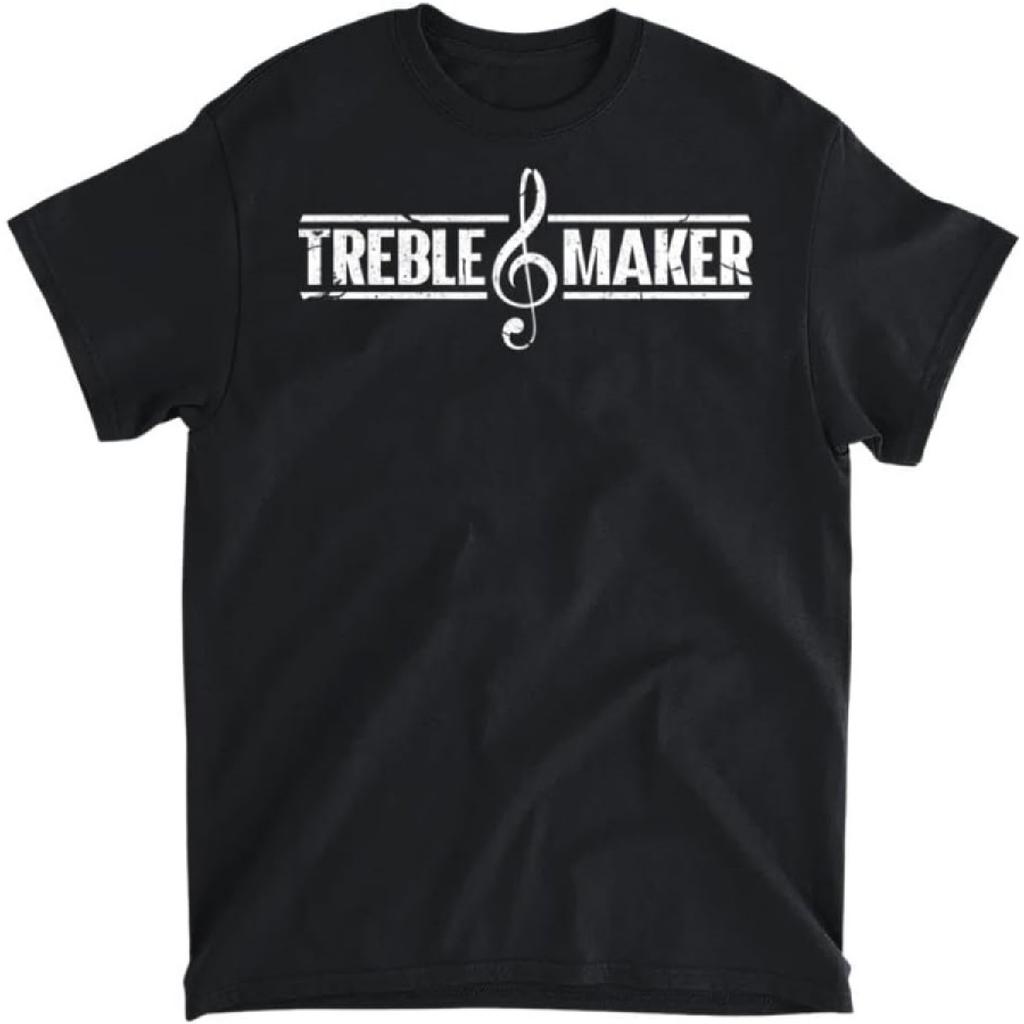 Treble Maker Funny Keyboard Pianist Musician Piano Music T-Shirt, Long Sleeve Shirt, Sweatshirt, Hoodie Unisex Adult Size Made in Canada