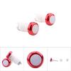 1 Pair Cycling   Handlebar End Red LED Plug Light   Warning Lamp (black)