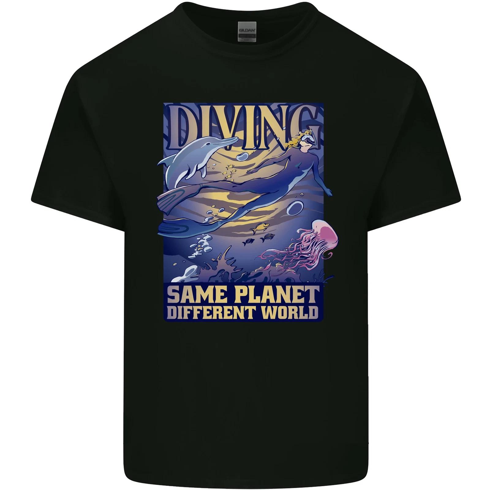 

Diver Same Planet Different World Kids T-Shirt Childrens XL