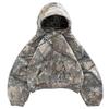 Cross American Leaf Camo Retro Zip-Up Street Hoodie