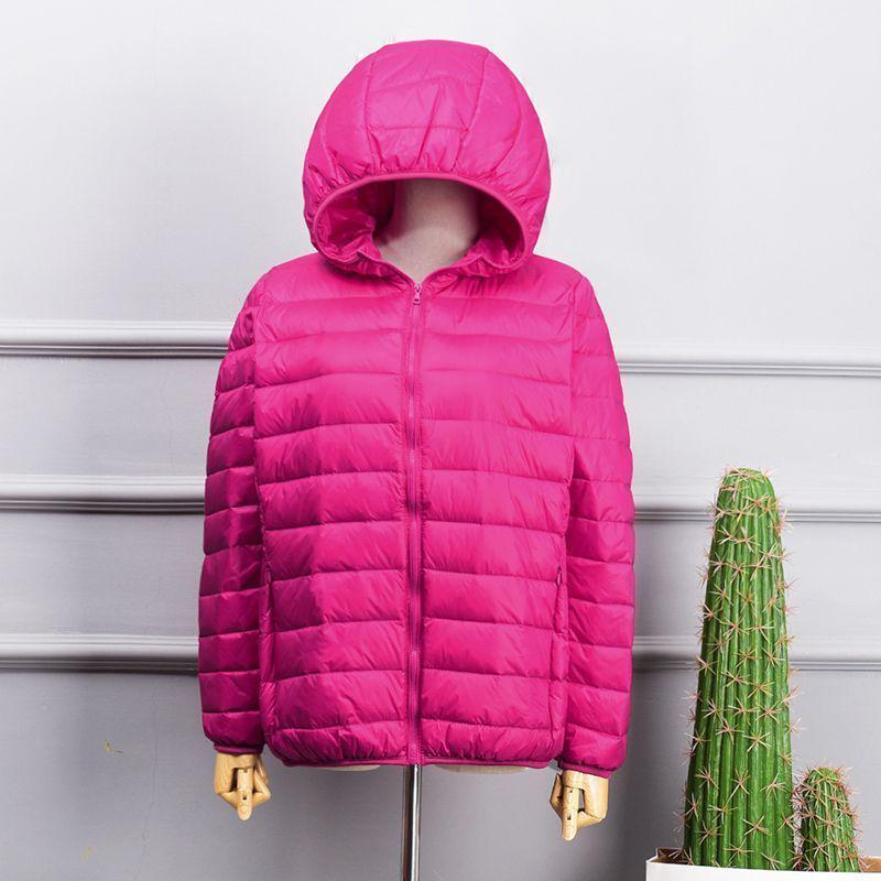 Women's Plus Size Lightweight Down Jacket - Short Style, Suitable for 200+ Pounds, Casual Winter Wear for All Ages