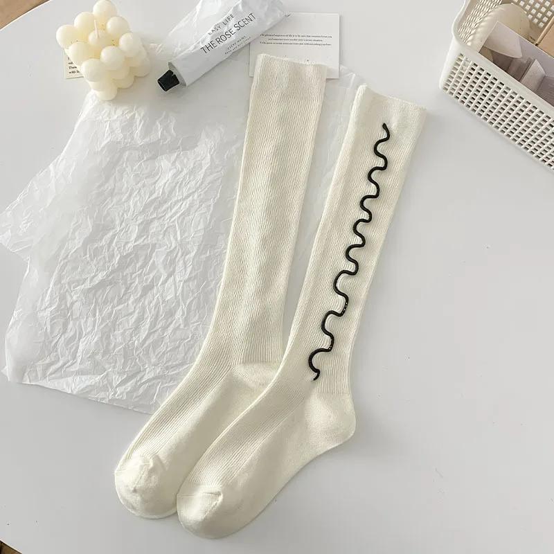 Stockings Women JK Japanese Style Solid Color Long Socks Women Stockings JK Lolita Sweet Girls Kawaii Cute Knee Socks Stockings
