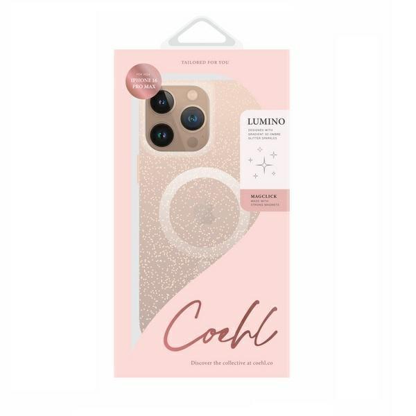 Uniq Etui Coehl Lumino Iphone 16 Pro Max 6.9 Magnetic Charging Różowo Złoty/Rose Gold