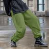 INCERUN Men Elastic Waist Casual Baggy Drop-crotch Pants Long Harem Trousers
