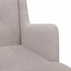 Rocking Chair Light Grey 62 x 80 x 85 cm Boucle