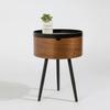 Italian Minimalist Round Combination Coffee Table Small Apartment Living Room Side Table Light Luxury Balcony Coffee Table