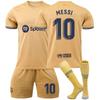 2324 Barcelona-Messi-drakter fotballtreningsdraktsett for barn