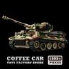 Non-Toxic Military Building Blocks 1:28 Tank Assembly Model Germany Panzer Moc Bricks Wwii Army Armored Vehicle Stem Toys Christmas Gifts
