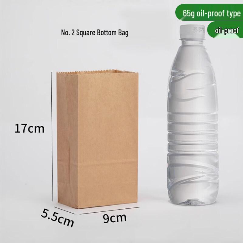 

Yipan Disposable Oil-Proof Kraft Paper Food Bags