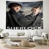 Sherlock Print Tapestry, Backdrop, Easy Setup, Ideal for Bedroom, Office & Living Room, with Aesthetic Wall Hanging Decor.