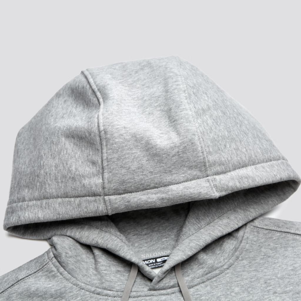 Salomon Hoodie M Gts Outdoor Hooded Mountain Style Long Sleeve Sweatshirt Men hoodies Light-Gray C25287