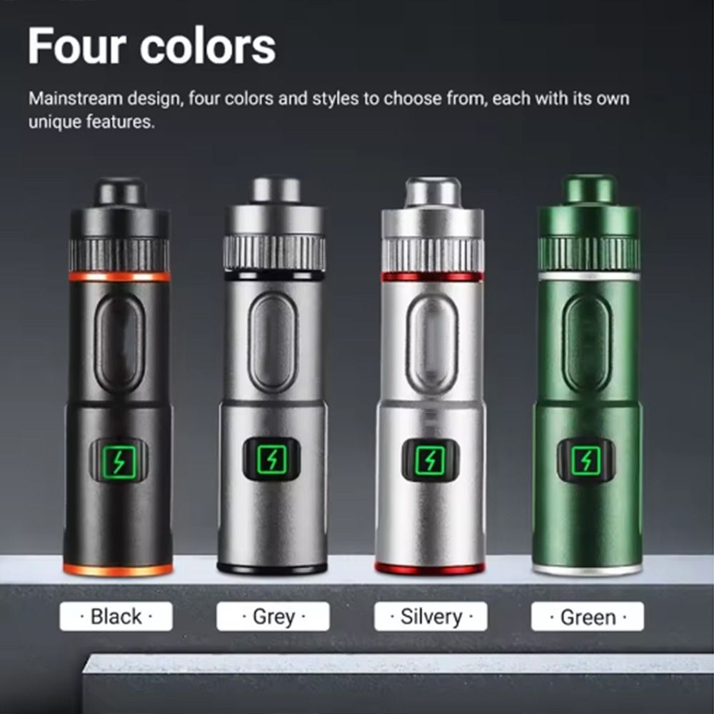 High Power Keychain Flashlight 6 Modes Adjustable Emergency Torch Mini LED Flashlight  Hiking