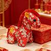 2026 Chinese New Year Horse Mascot Plush Doll Five Gift Soft Stuffed Toy Festival Horse Doll Favor Event Flower Party H7O5