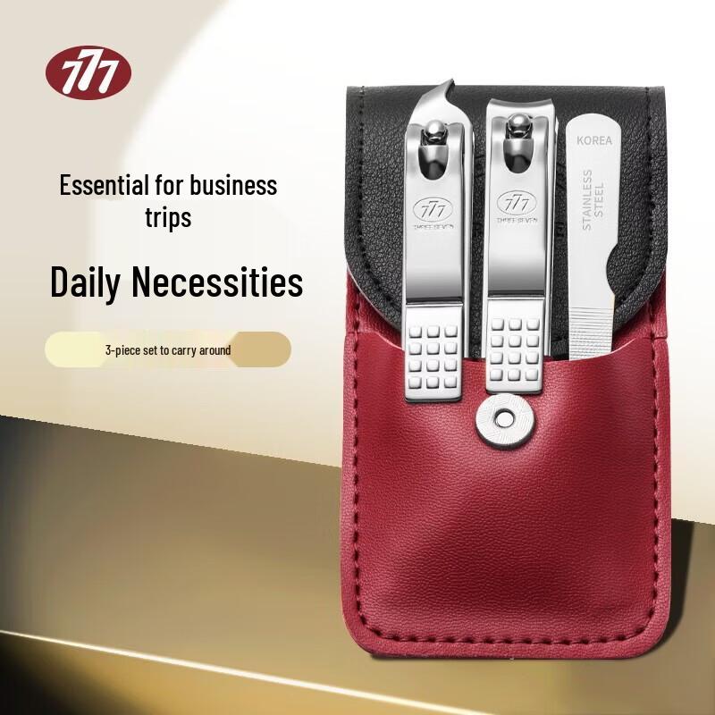 THREE SEVEN 3-Piece Nail Clipper Set