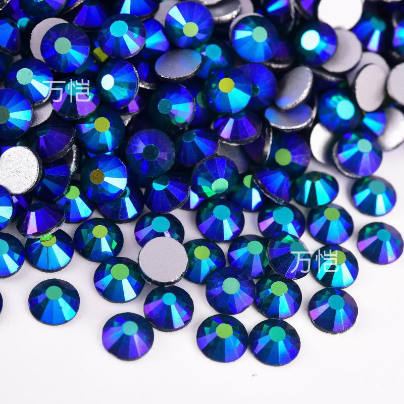 Ss3-Ss16 Mixed Size Flat Bottom Drill, Mobile Phone Case Diy Sticker Diamond Crystal Glass, Creative Nail Art Jewelry Accessories