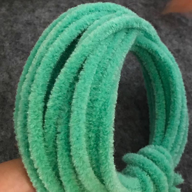 Chibi Maruko-chan Colorful 6mm Wool Chenille Stems for DIY Dragon Doll & Bouquet Crafting