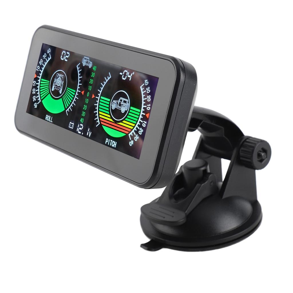 Universal Intelligent Car Inclinometer Tilt Gauge High Resolution HUD Digital Angle Slope Meter for Automobile