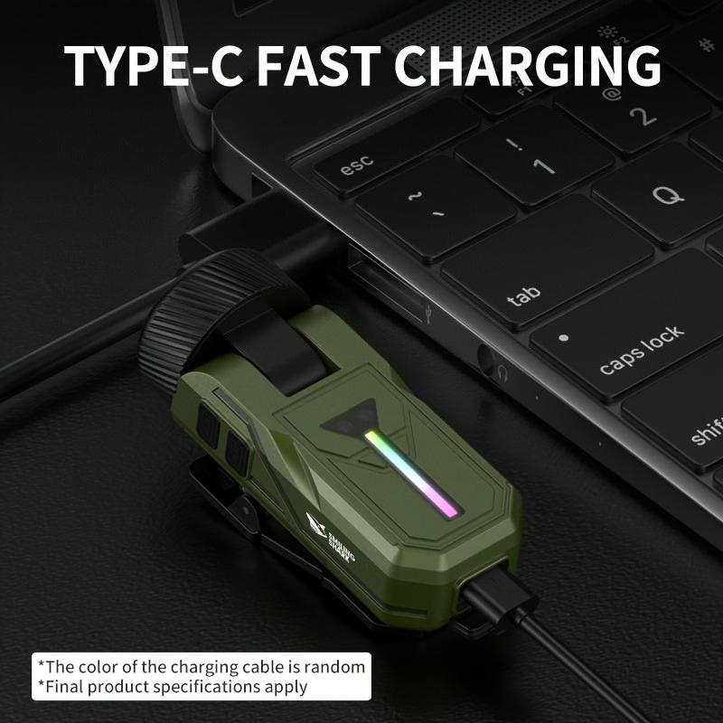 Mini EDC Flashlight Magnetic Charging Motion Sensor, Ultra Bright Clip On Headlight Portable Pocket Work Light for Hats Camping Hiking Emergency