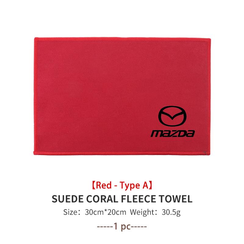 

For Mazda Absorbent Car Towel Coral Velvet Car Cleaning Cloth Accessories 3 CX3 CX4 CX5 CX7 CX8 CX9 CX30 RX7 Atenza Axela
