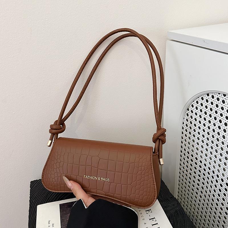 Premium Texture Solid Color Simple Casual Versatile Underarm Bag Women's Spring and Summer New Commuter Shoulder Handbag
