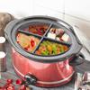 4Pcs Slow Cooker Liner Leakproof Reusable Dishwasher Safe Silicone Cooker Slow Stewpot Divider Liner Kitchen Supplies