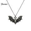 Cool Niche Jewelry for Parties Gothic Bat Halloween Accessory, Vintage Punk Necklace, Viking Spooky Spider Web Earrings Style Dangle Drop Cosplay
