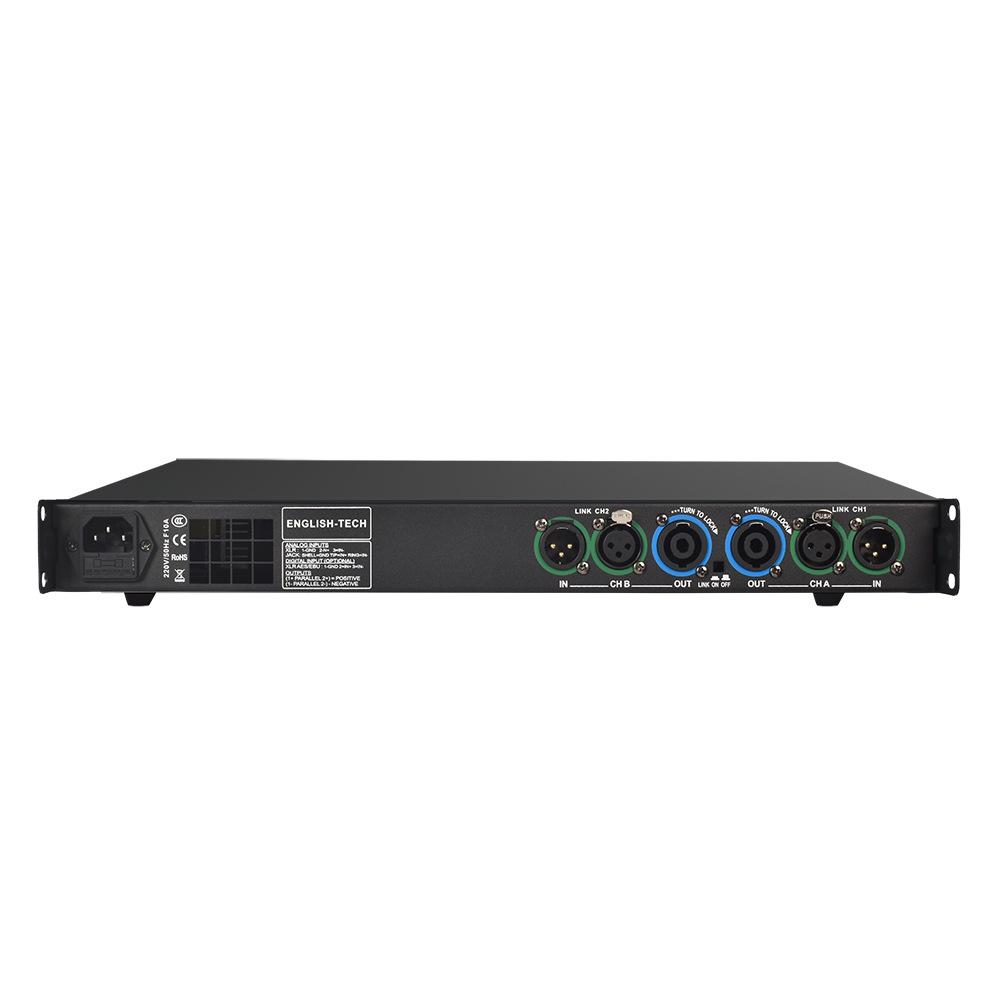 Professional Ultra-Thin Digital Power Amplifier for Stage, Conference, Wedding, and Home Karaoke