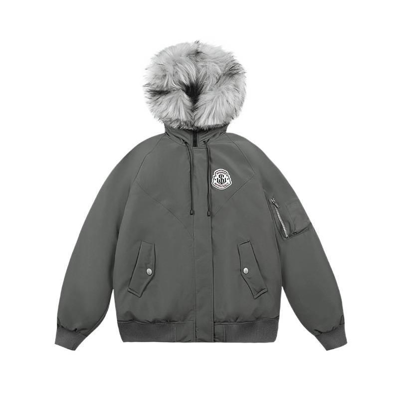 New Retro Parker Down Cotton Clothes Women's Winter Thickened Warm Cotton-padded Clothes Short Tooling Jacket Trendy