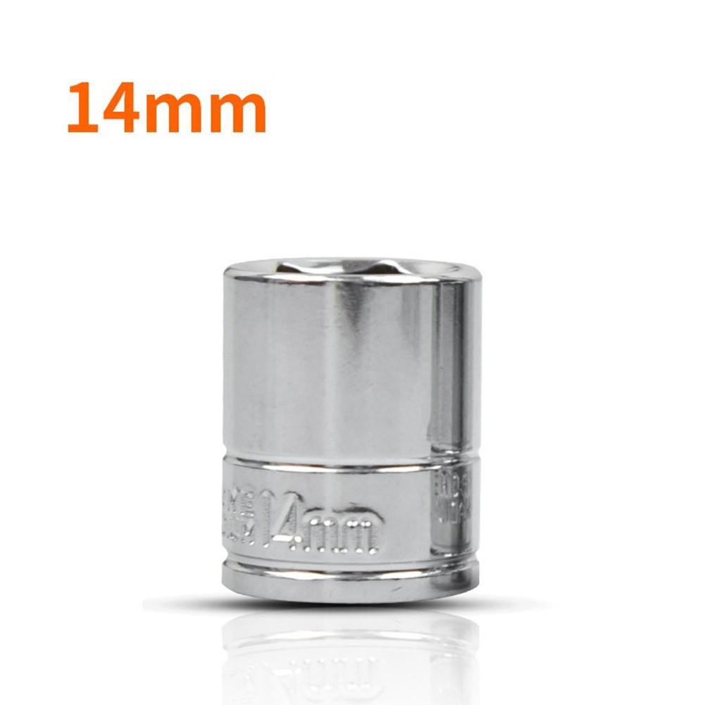 Slotted Ratchet Lock Design 14 Socket Wrench Head Sleeve for Secure Grip 1pc