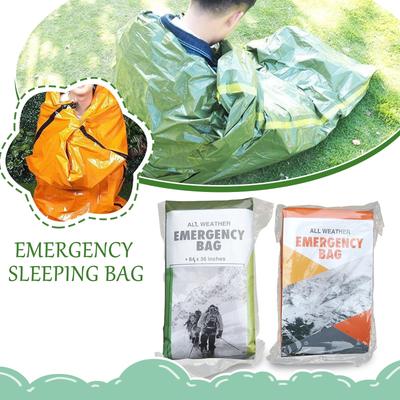 Emergency Sleeping Bags For Gear And Supplies Lifesaving Bags Waterproof Mylar Emergency Blankets For Kits Car Camping Gear Hiking